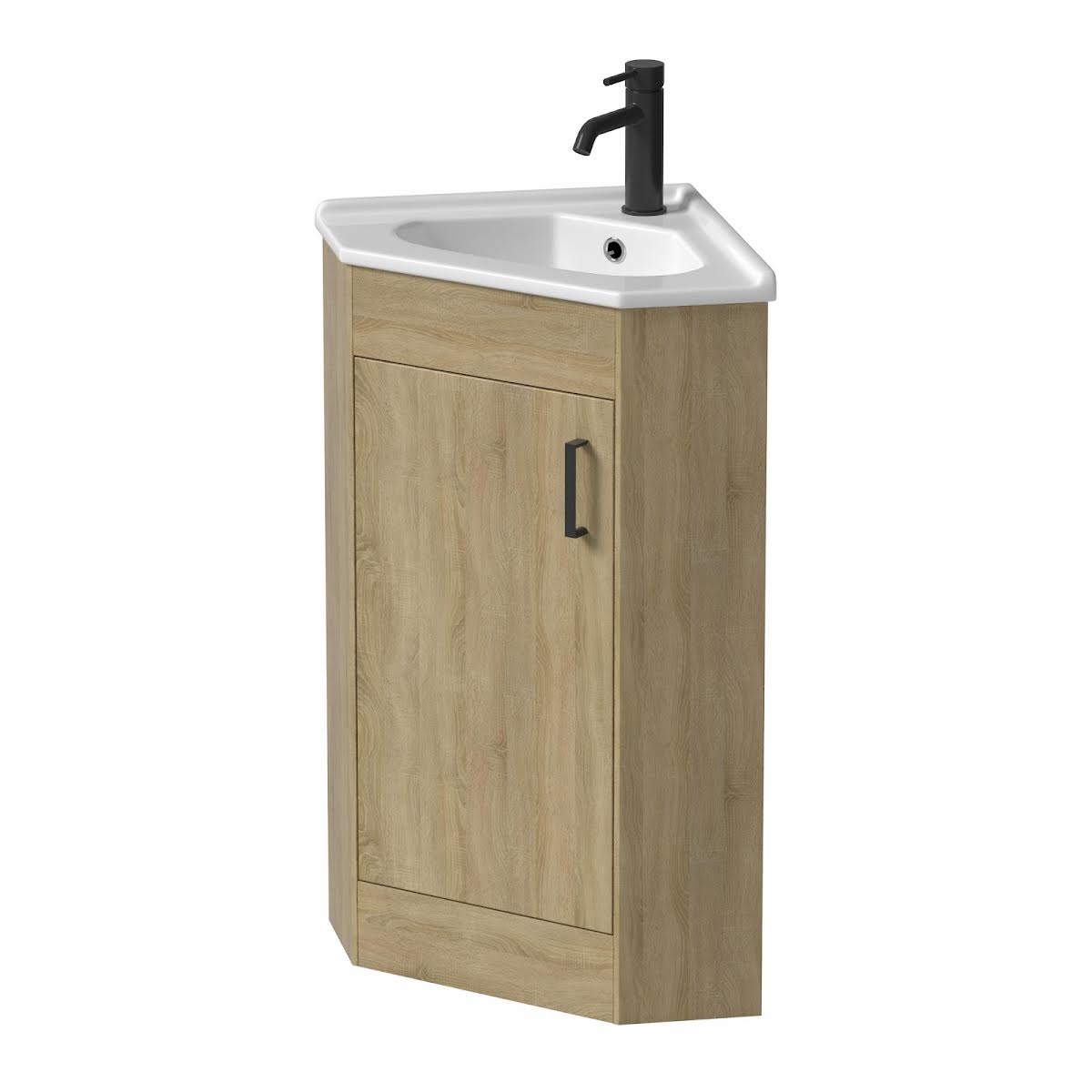 alpine-oak-single-door-corner-vanity-unit-585mm