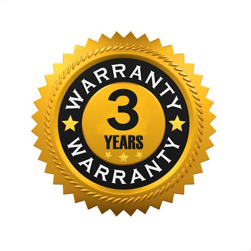 3 Year Guarantee