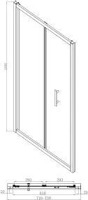 luxura-bifold-shower-enclosure-760-x-800mm-with-raised-tray-and-waste-6mm-brushed-brass