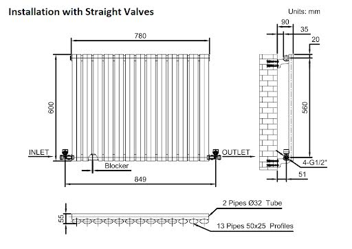 duratherm-horizontal-oval-tube-single-panel-designer-radiator-600-x-780mm-white