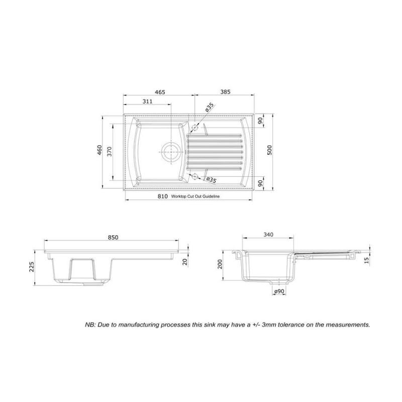 rangemaster-tenby-850mm-x-500mm-1-bowl-gloss-white-ceramic-kitchen-sink-inc-waste