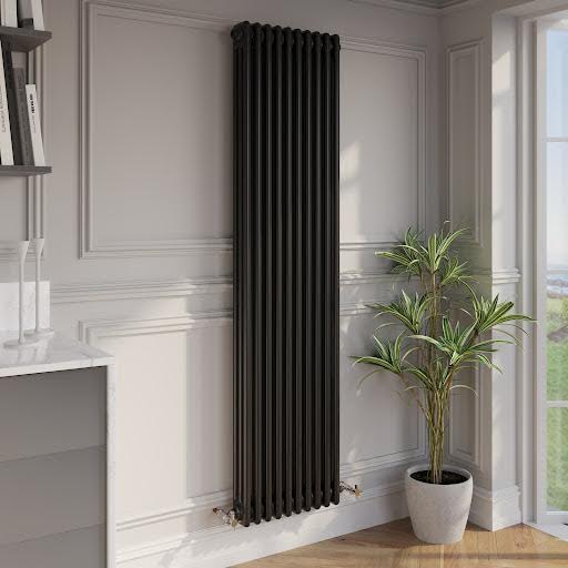 park-lane-traditional-vertical-colosseum-triple-bar-column-radiator-black-1800-x-470mm