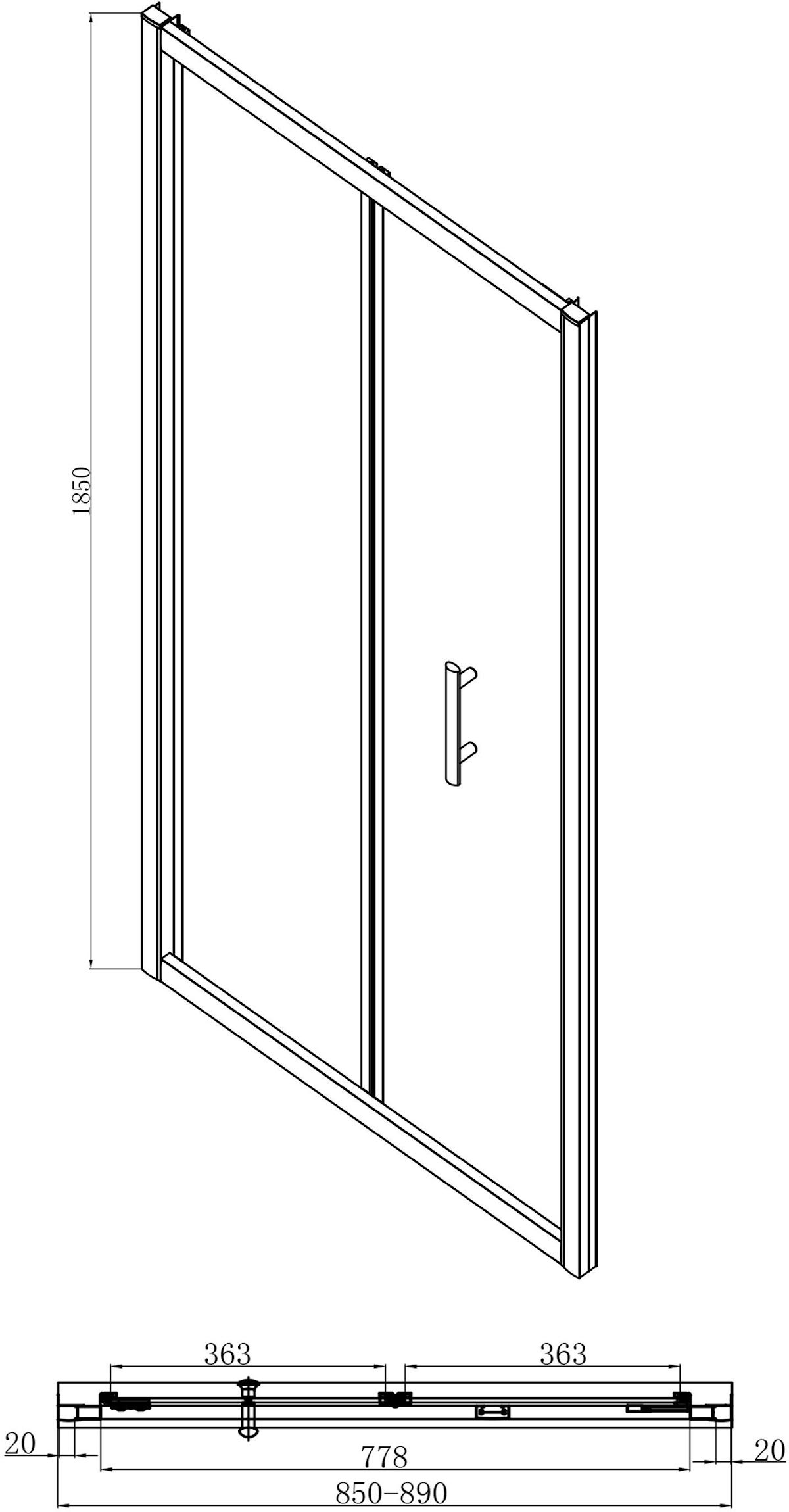 royan-bathroom-suite-with-luxura-bi-fold-enclosure-artis-vanity-unit-900mm