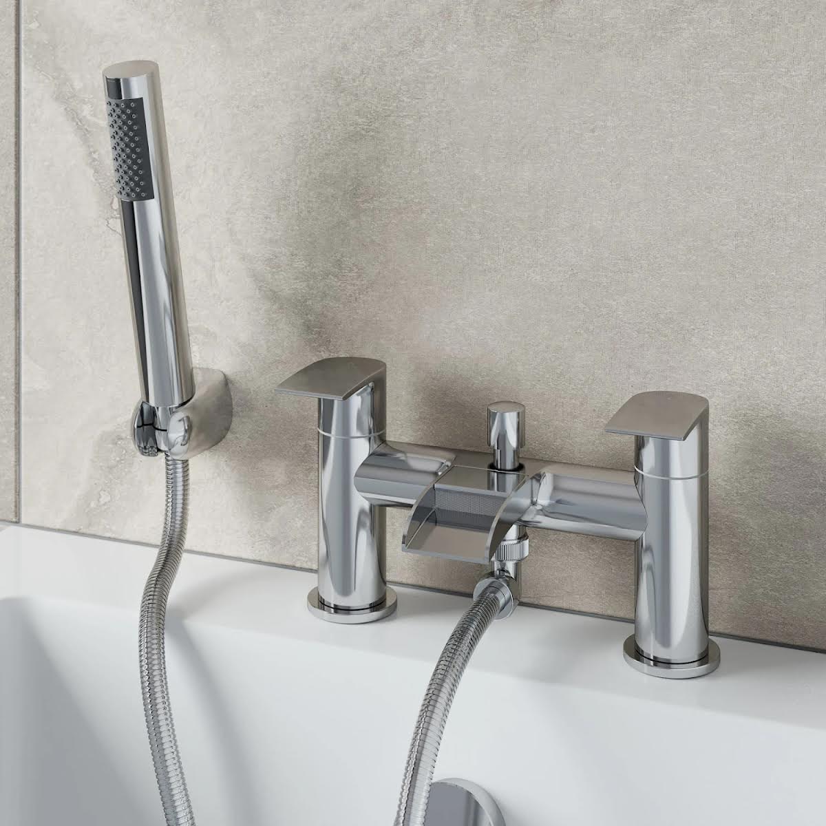 architeckt-motala-basin-mixer-waterfall-tap-and-bath-shower-mixer-waterfall-tap-set