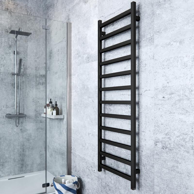 terma-simple-one-electric-towel-rail-1440x500mm-heban-black