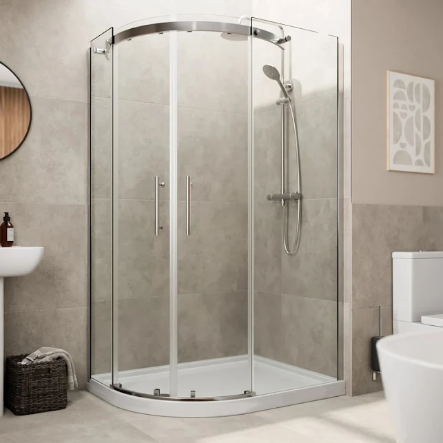 diamond-frameless-offset-quadrant-shower-enclosure-1200-x-800mm-with-raised-tray-left-entry-8mm