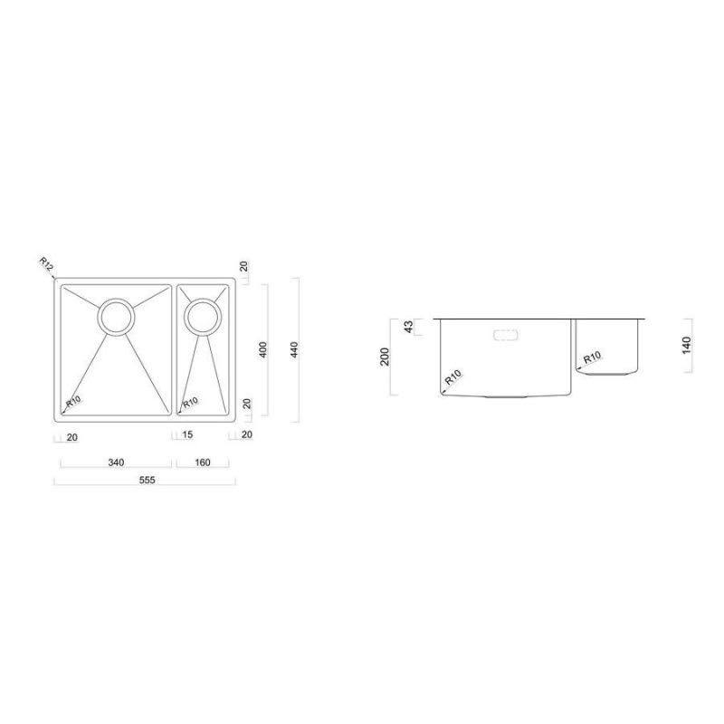 rangemaster-spectra-555mm-x-440mm-15-bowl-copper-rh-stainless-steel-kitchen-sink-inc-waste