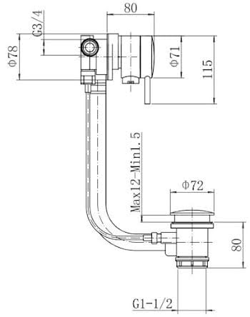 architeckt-square-mixer-shower-concealed-with-bath-filler-adjustable-ceiling-fixed-heads