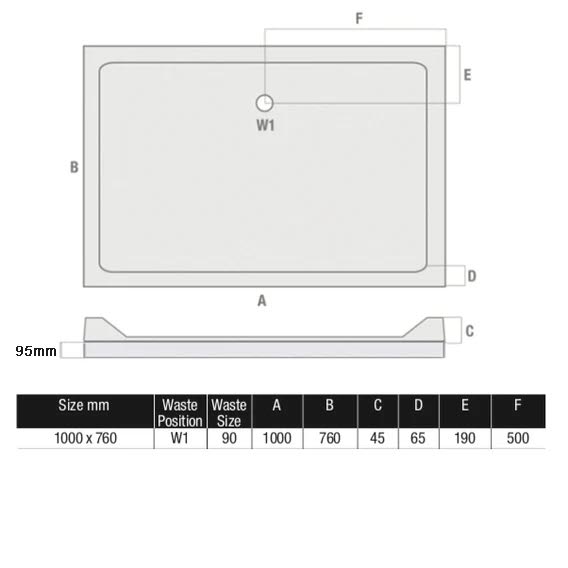 hydrolux-raised-1000-x-760mm-shower-tray-with-waste