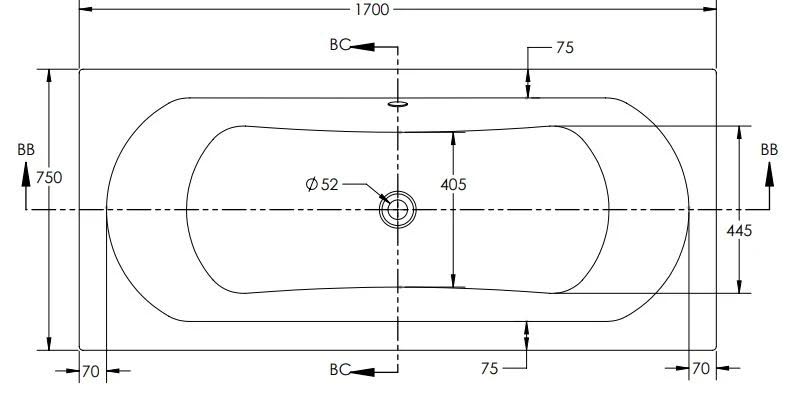 ceramica-double-ended-curved-bath-1700-x-750mm