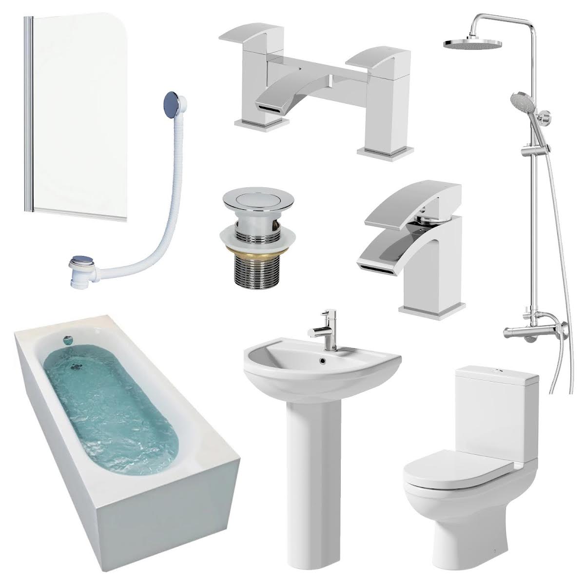 ceramica-milan-bathroom-suite-with-1700mm-bath-toilet-basin-taps-shower-screen-waste