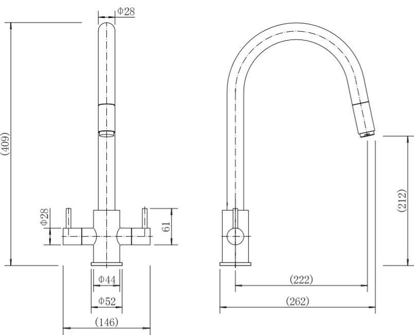 sauber-pull-out-kitchen-tap-dual-lever-brushed-nickel