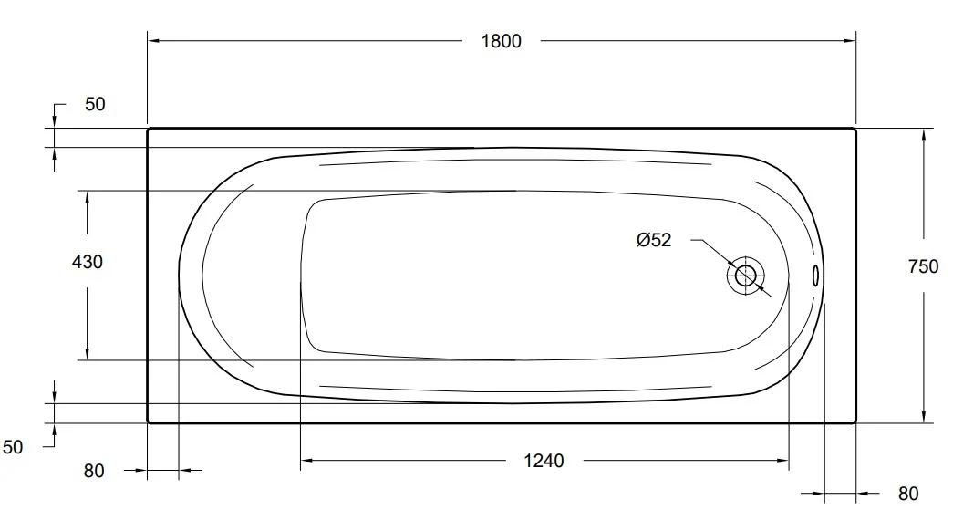 ceramica-single-ended-curved-bath-1800-x-750mm