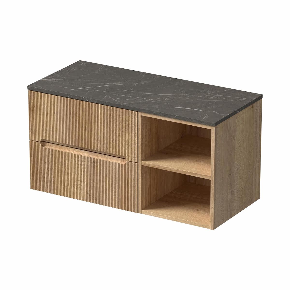 vitusso-fluted-wood-wall-hung-bathroom-vanity-unit-without-basin-1000mm-grey-marble-top