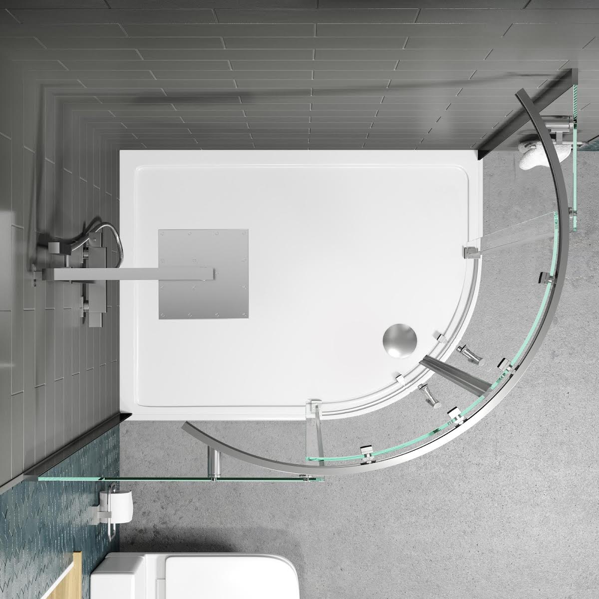 diamond-frameless-offset-quadrant-shower-enclosure-1200-x-900mm-with-tray-right-entry-8mm