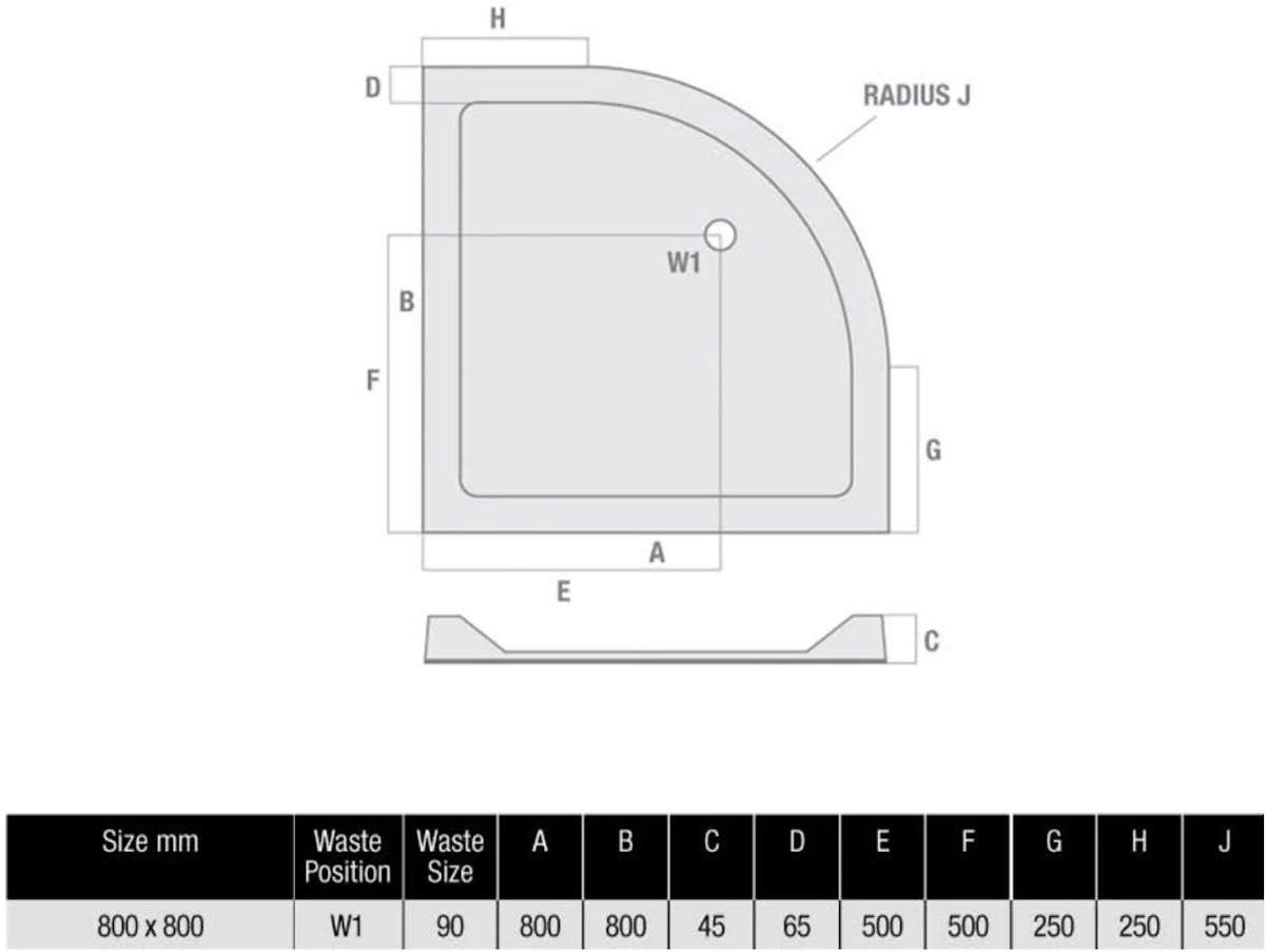 hydrolux-low-profile-800-x-800mm-quadrant-shower-tray-with-waste