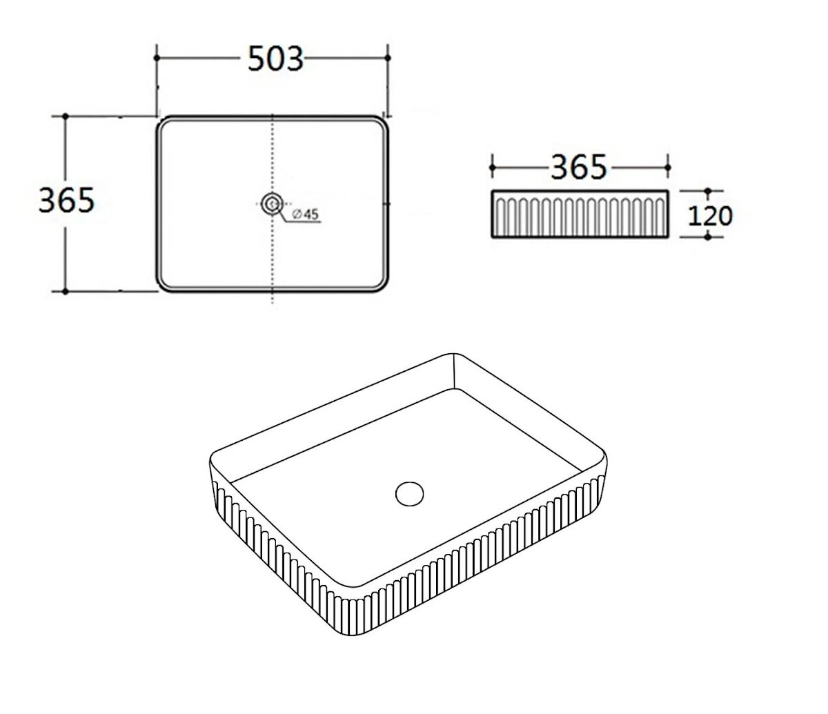 affine-fluted-countertop-basin-gloss-white-503-x-365mm