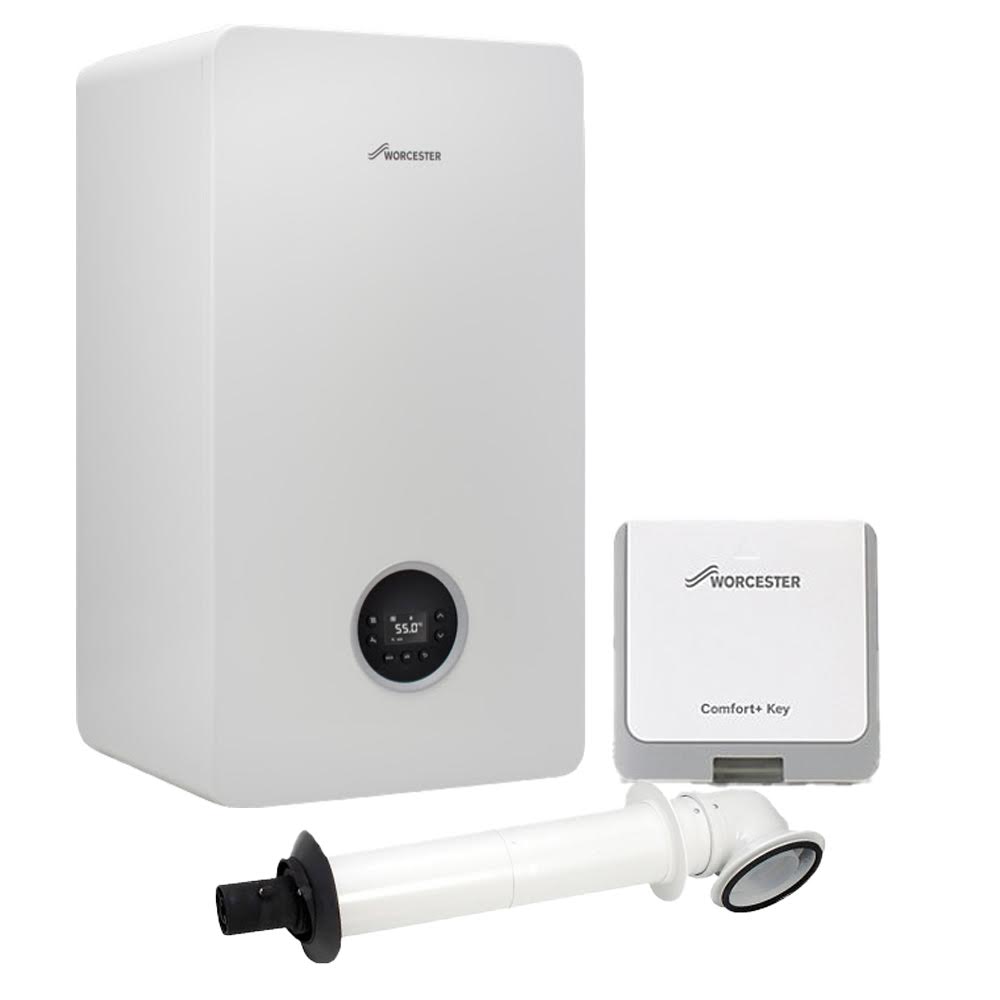 worcester-greenstar-8000-life-40kw-combi-gas-boiler-white-horizontal-flue-comfort-timer-key