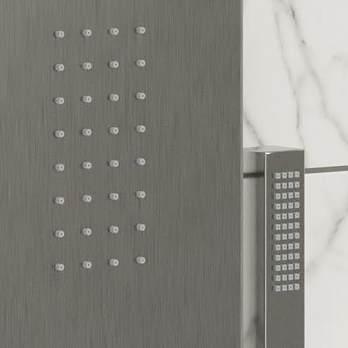 merano-thermostatic-square-shower-tower-panel-with-handset-2-body-jets-brushed-steel