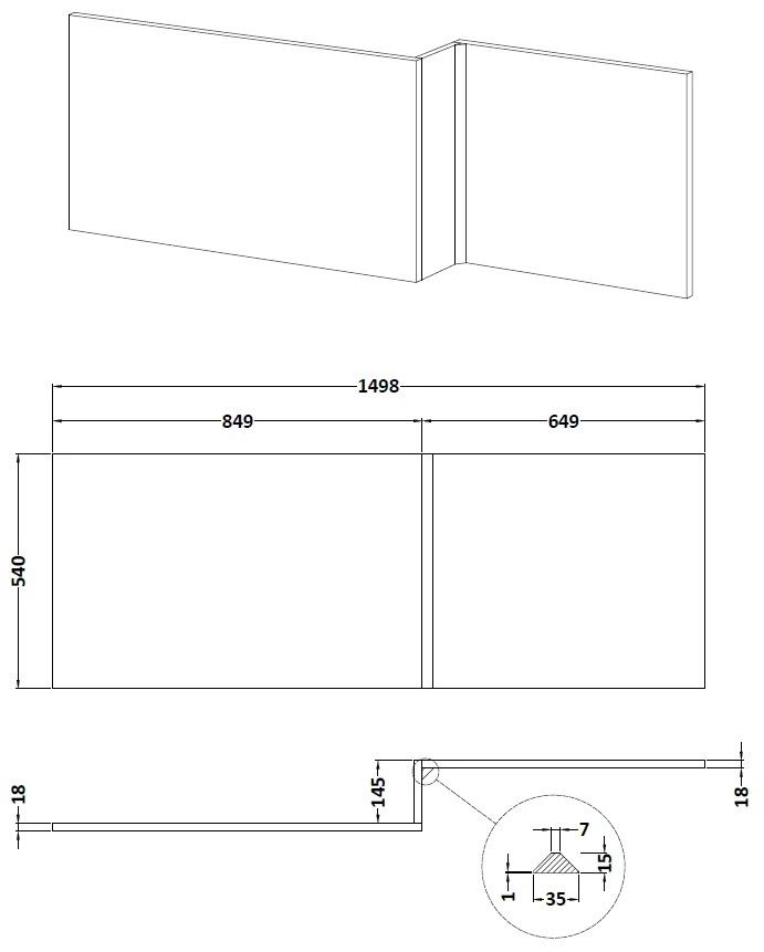 ceramica-l-bath-bundle-1500mm-left-hand-including-black-shower-screen-and-front-bath-panel