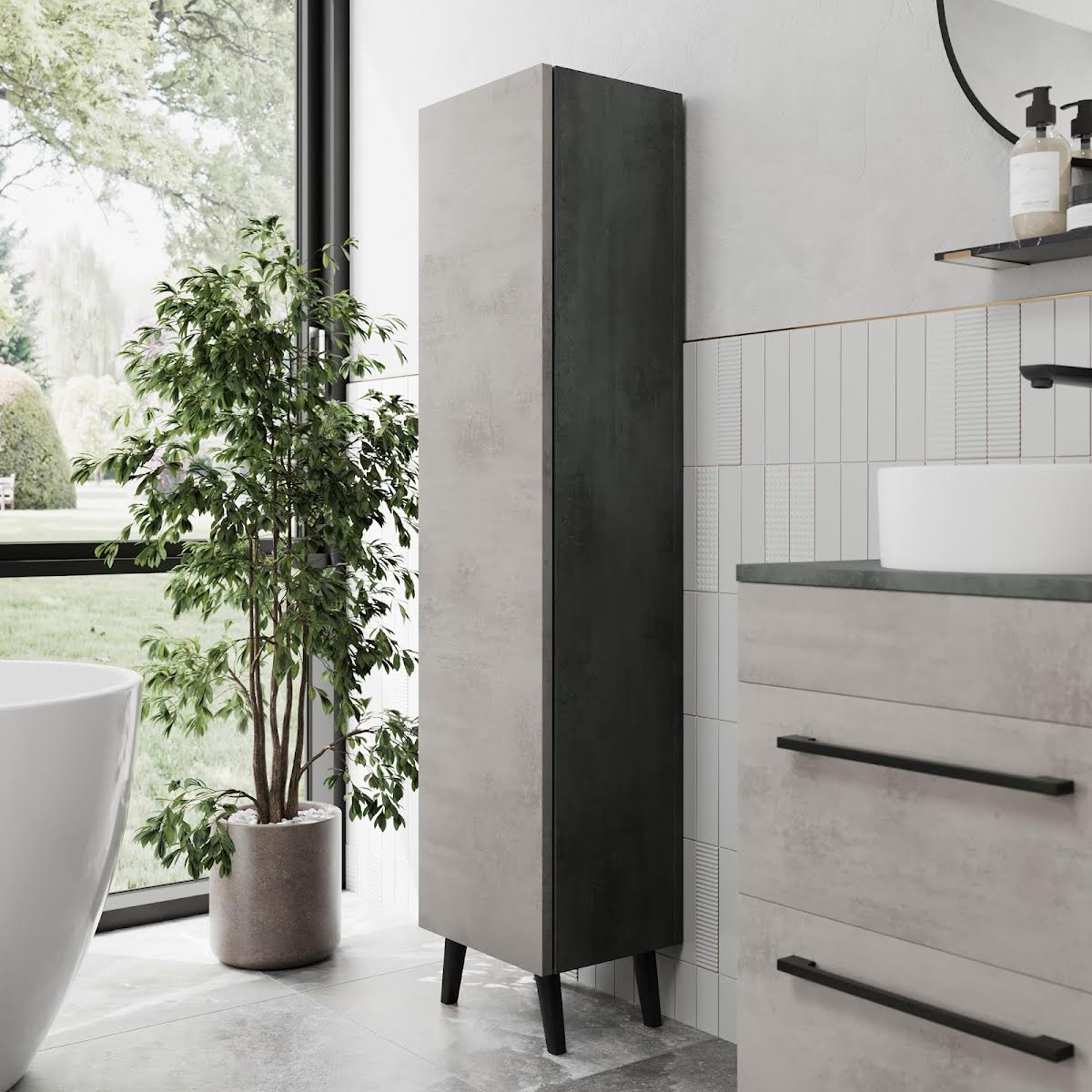 vitusso-idro-grey-tall-bathroom-cabinet-1380-x-350mm