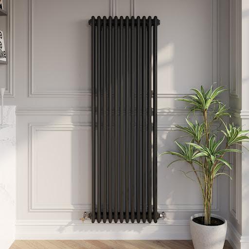 park-lane-traditional-vertical-colosseum-triple-bar-column-radiator-black-1600-x-560mm