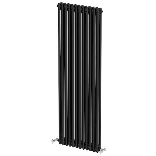 park-lane-traditional-vertical-colosseum-double-bar-column-radiator-black-1600-x-560mm