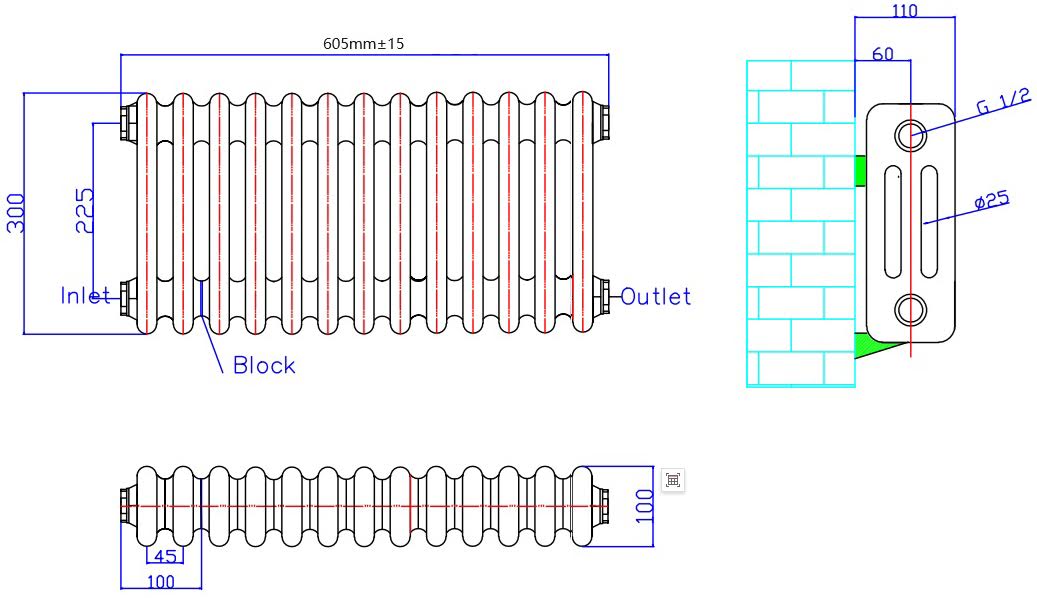 park-lane-traditional-colosseum-triple-bar-column-radiator-black-300-x-605mm