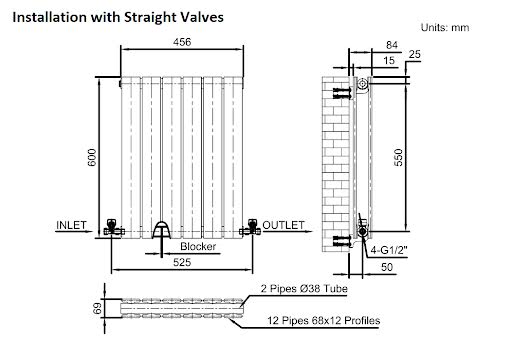 duratherm-horizontal-double-flat-panel-designer-radiator-600-x-456mm-anthracite