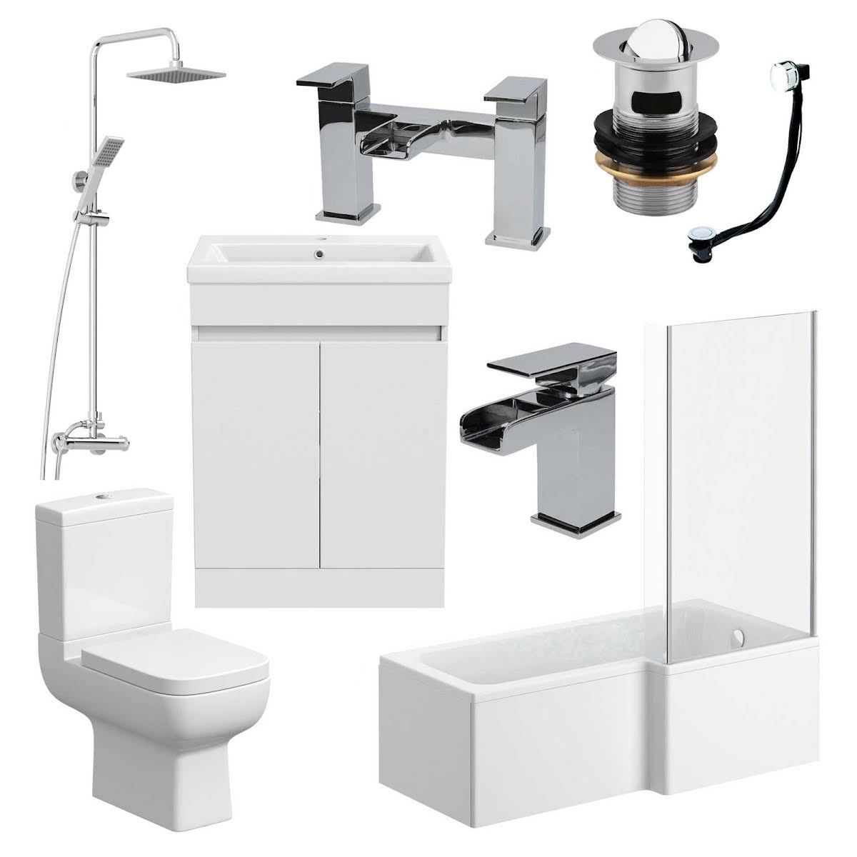 amelie-bathroom-suite-with-l-shape-bath-taps-shower-screen-artis-vanity-unit-right-hand-1700mm