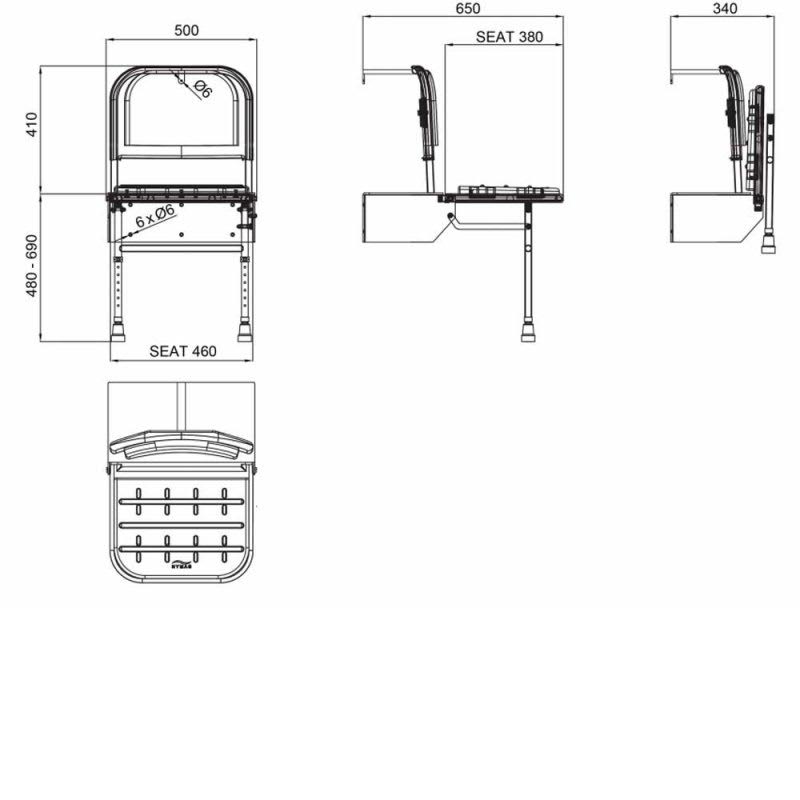 nymas-nymacare-doc-m-shower-seat-with-legs-650mm-projection-grey-padswhite-frame-sb-085gy