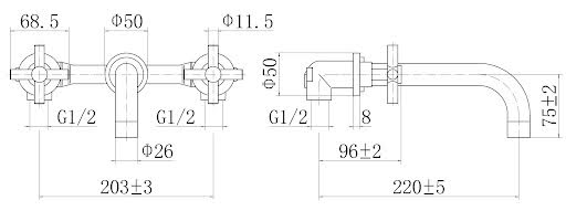 merano-tanaro-wall-mounted-basin-mixer-tap-with-crosshead-handles-chrome