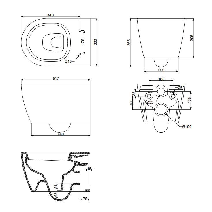 affine-bordeaux-rimless-wall-hung-toilet-soft-close-seat