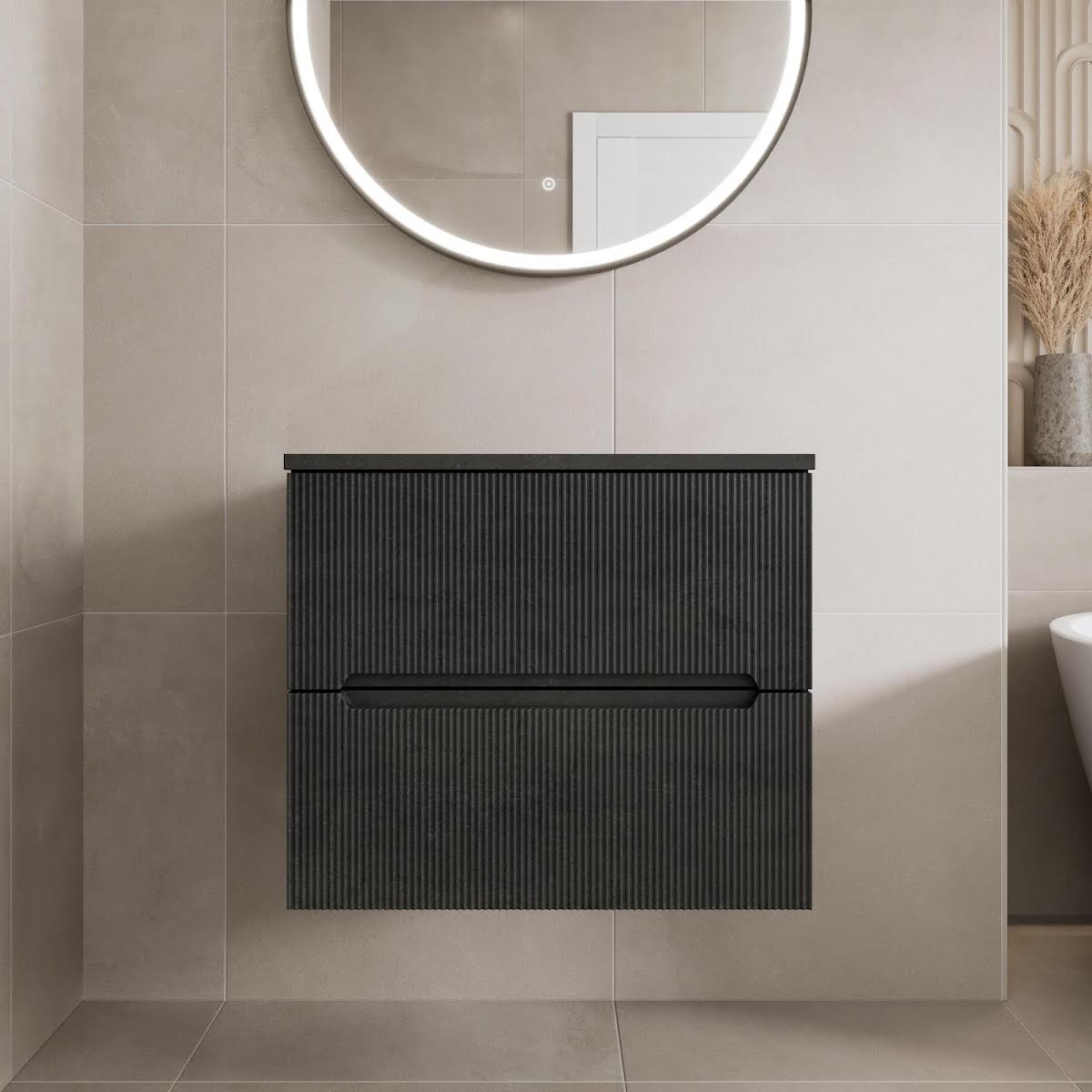 vitusso-fluted-black-wall-hung-bathroom-vanity-unit-without-basin-600mm-black-top