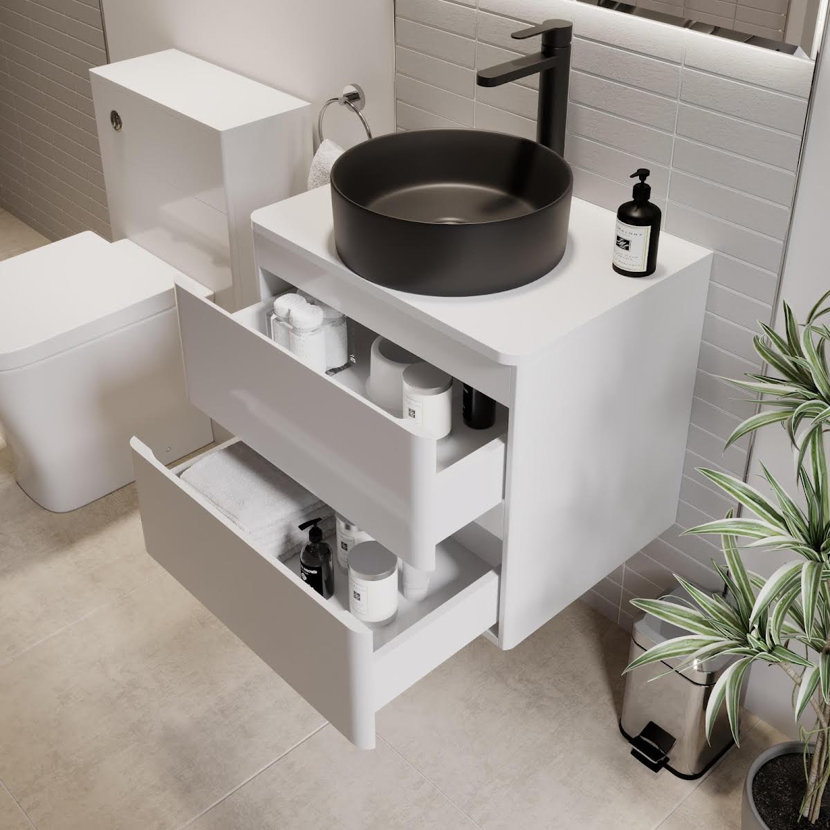 regis-forma-600mm-white-gloss-wall-hung-countertop-vanity-unit-lyon-black-basin