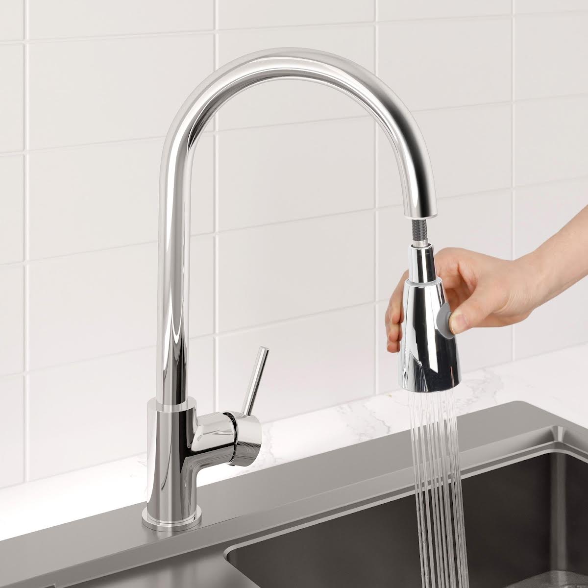 sauber-baden-pull-out-kitchen-tap-single-lever-chrome