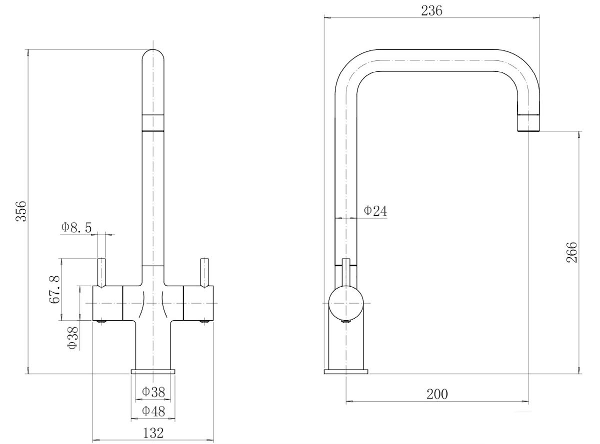 sauber-lugano-kitchen-mixer-tap-chrome