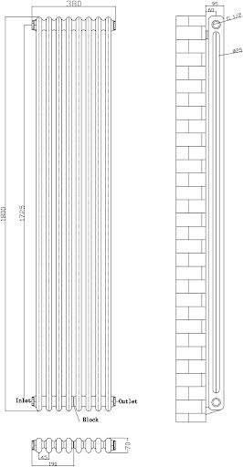 park-lane-traditional-vertical-colosseum-double-bar-column-radiator-black-1800-x-380mm