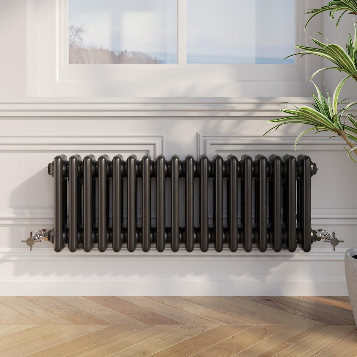 park-lane-traditional-colosseum-triple-bar-column-radiator-black-300-x-830mm