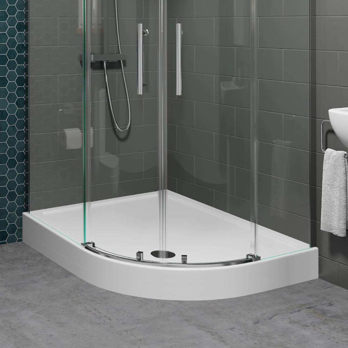 hydrolux-raised-1200-x-800mm-offset-quadrant-shower-tray-with-waste-rh-entry