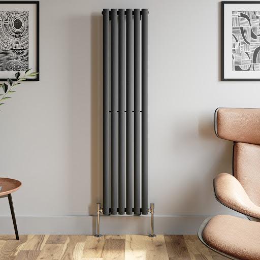 duratherm-vertical-oval-tube-single-panel-designer-radiator-1600-x-360mm-anthracite