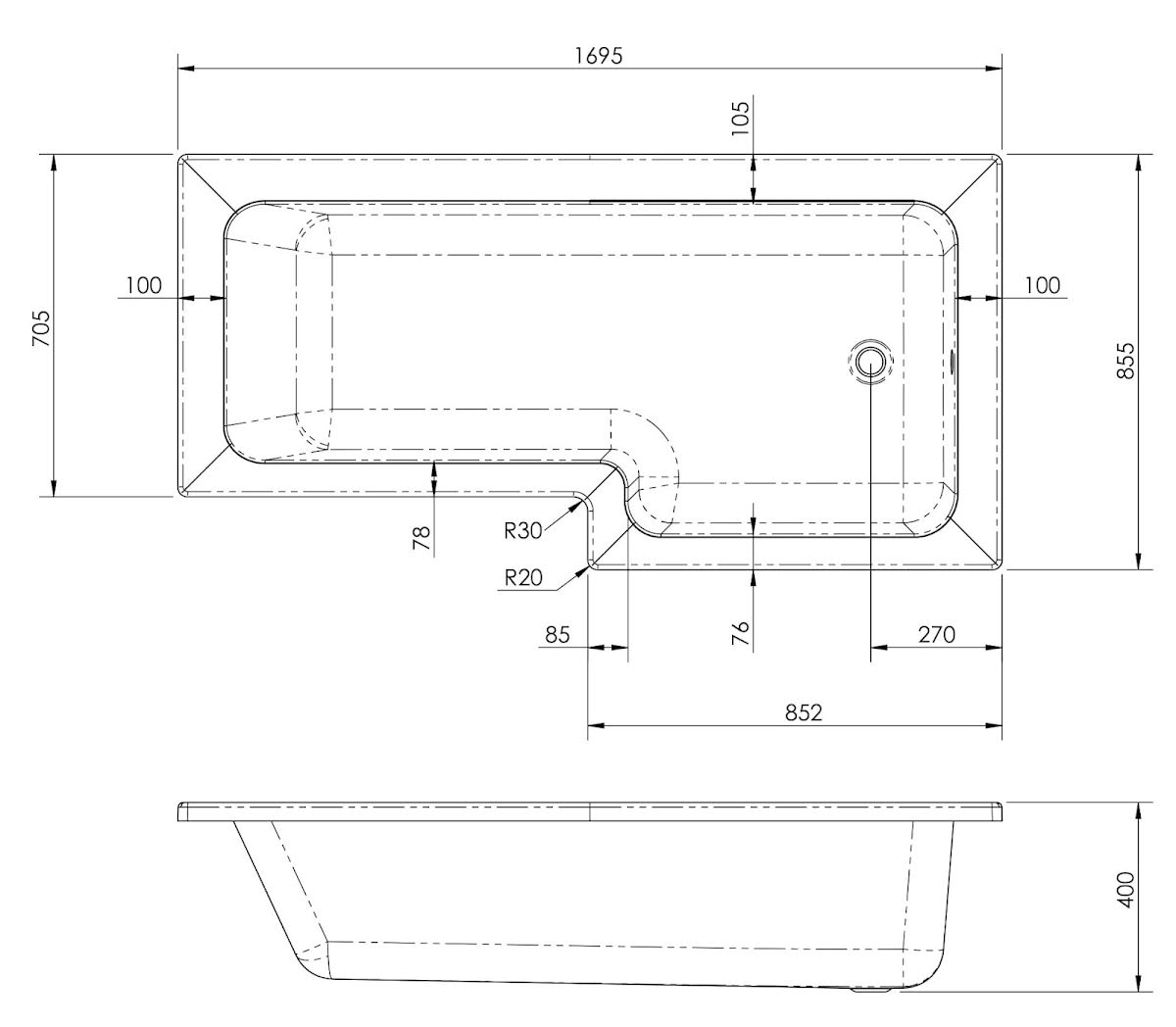 essentials-bathroom-suite-with-l-shape-shower-bath-screen-left-hand-1700mm