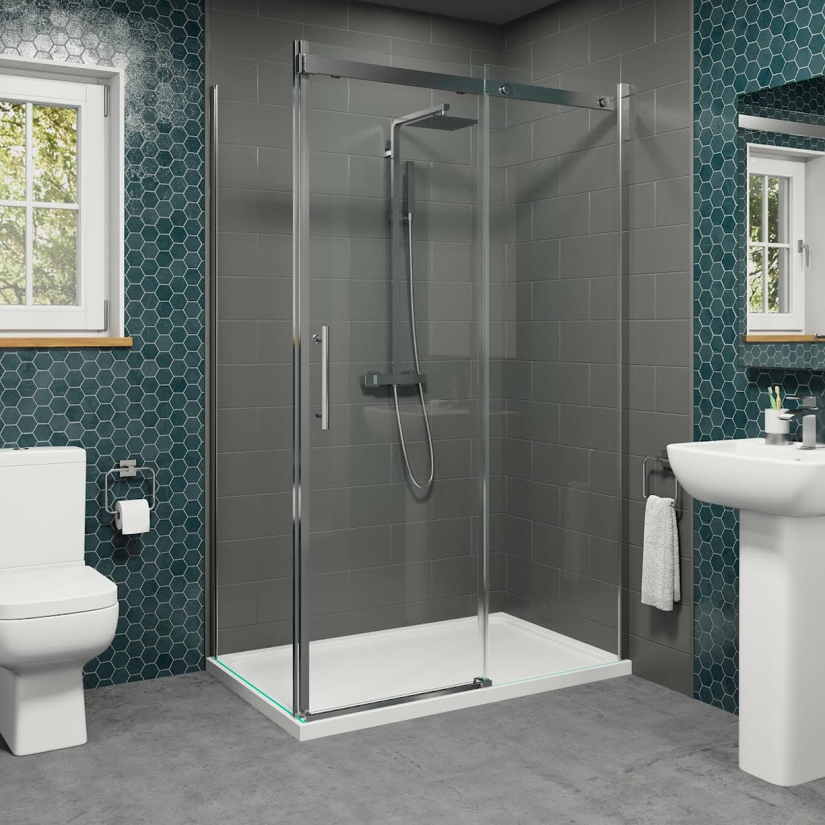 diamond-frameless-sliding-shower-enclosure-1000-x-800mm-with-tray-8mm