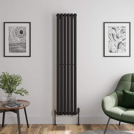 duratherm-vertical-oval-tube-single-panel-designer-radiator-1800-x-360mm-black