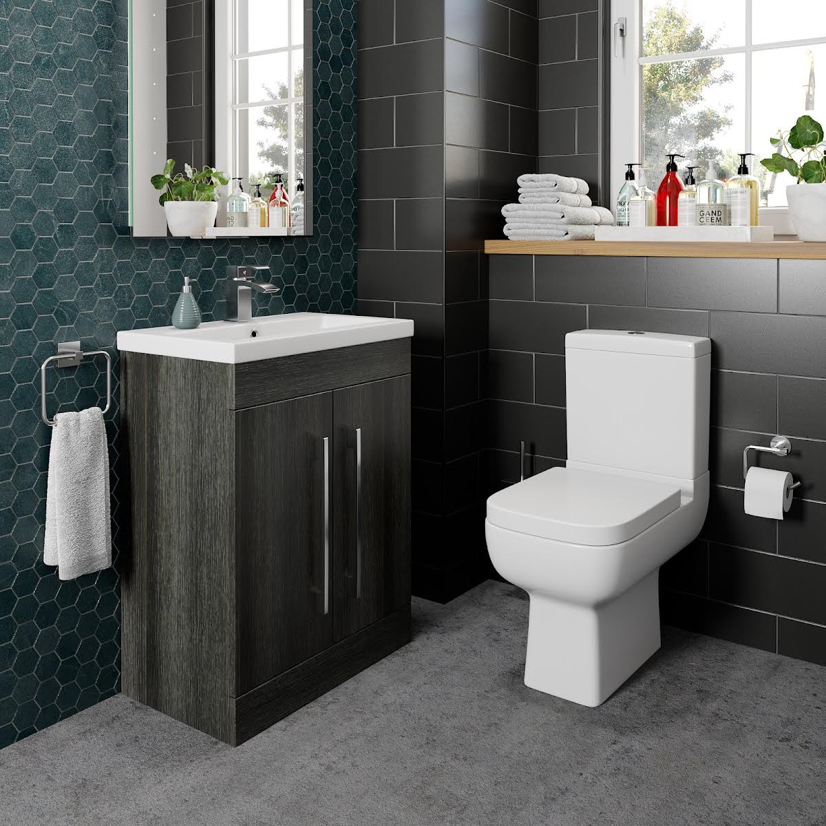 amelie-close-coupled-toilet-artis-charcoal-grey-door-vanity-unit-with-handles-600mm