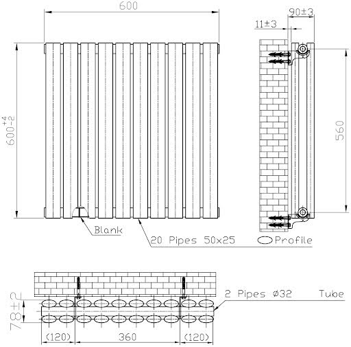 duratherm-horizontal-oval-tube-double-panel-designer-radiator-600-x-600mm-black