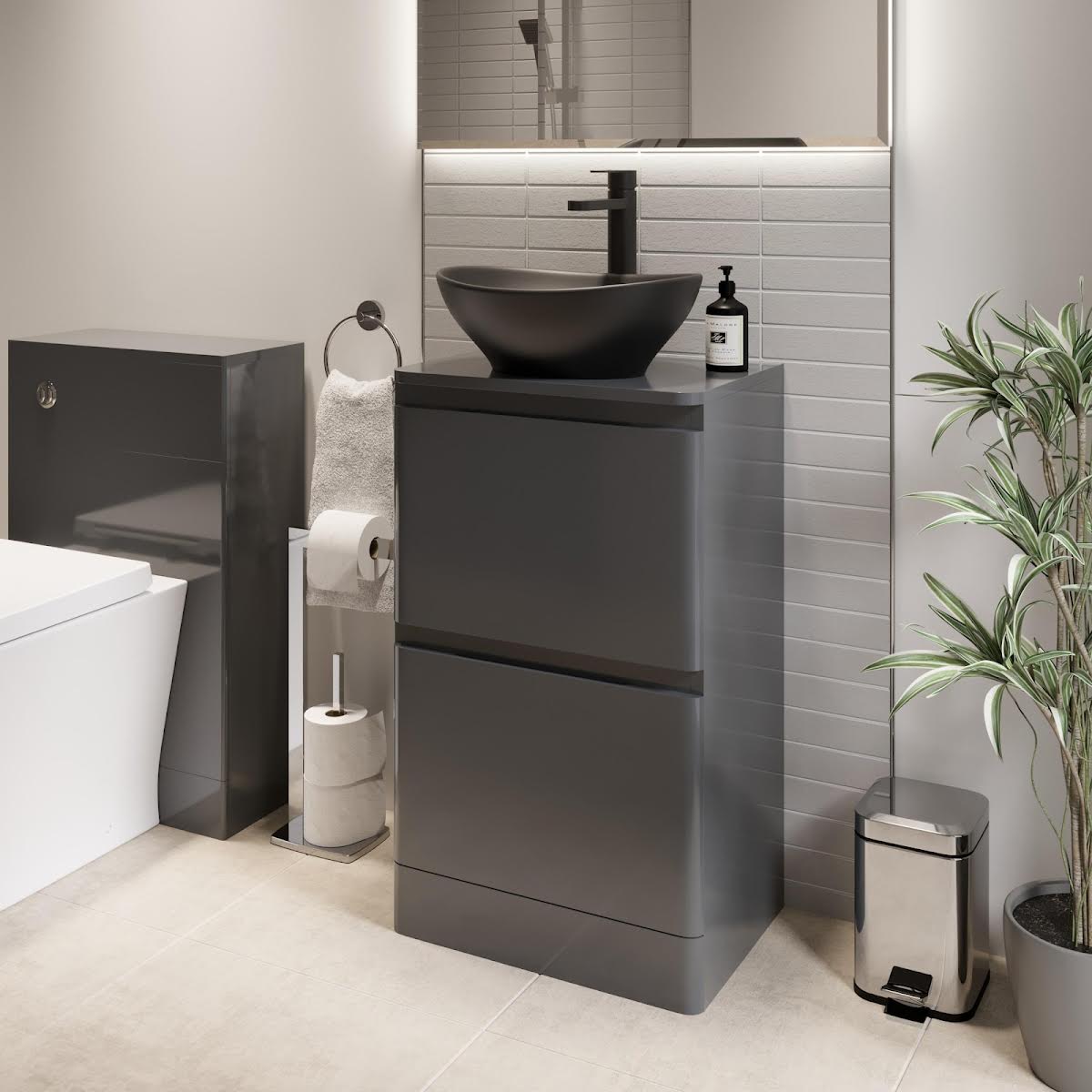 regis-forma-500mm-grey-gloss-free-standing-countertop-vanity-unit-roubaix-black-basin