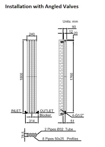 duratherm-vertical-oval-tube-double-panel-designer-radiator-1800-x-240mm-white