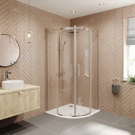 diamond-frameless-quadrant-shower-enclosure-800mm-with-tray-8mm