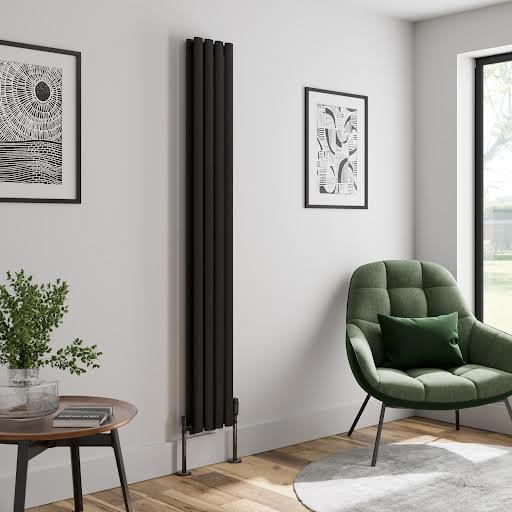 duratherm-vertical-oval-tube-double-panel-designer-radiator-1800-x-240mm-black